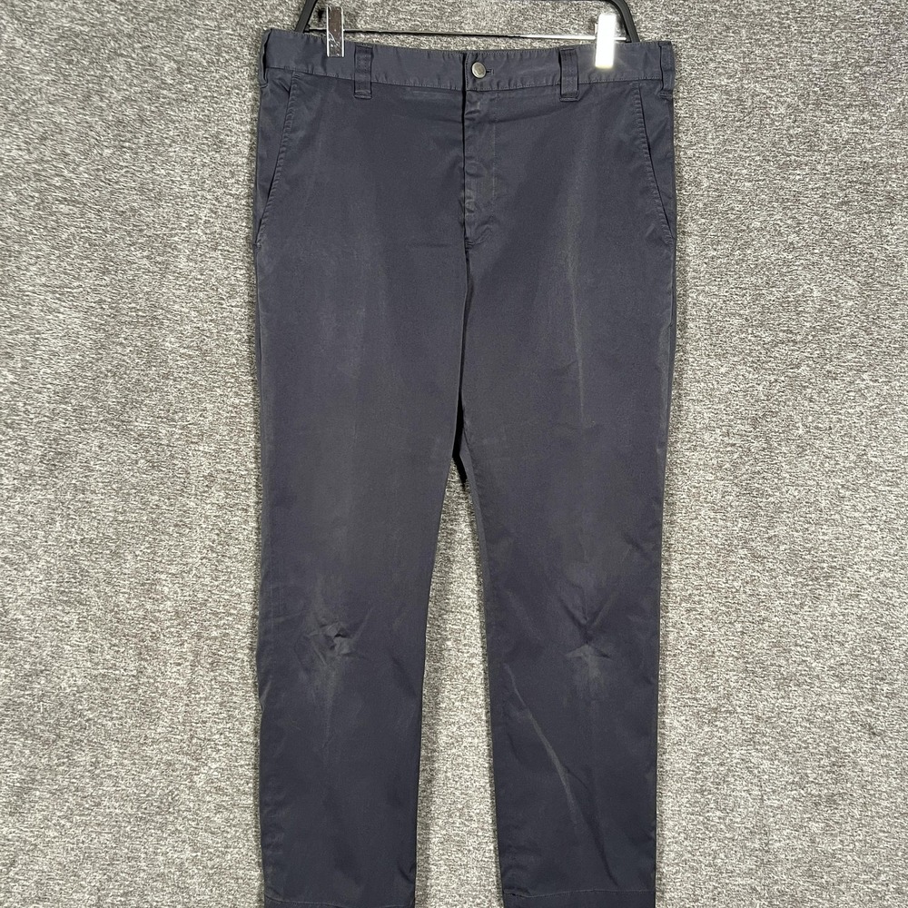 Bluffworks‎ Chino Pants Mens 35x30 Navy Blue Regular Fit Performance Made USA